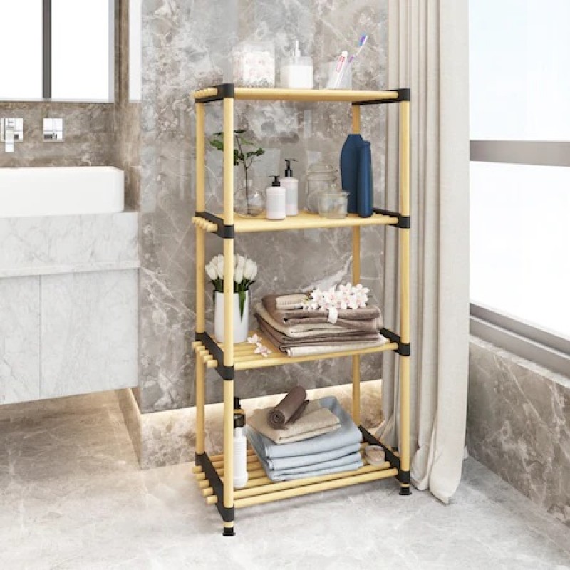 raft lemn depozitare baie